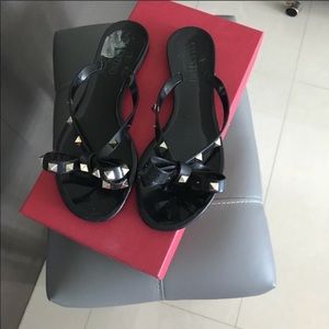 Black Valentino Rockstud sandals